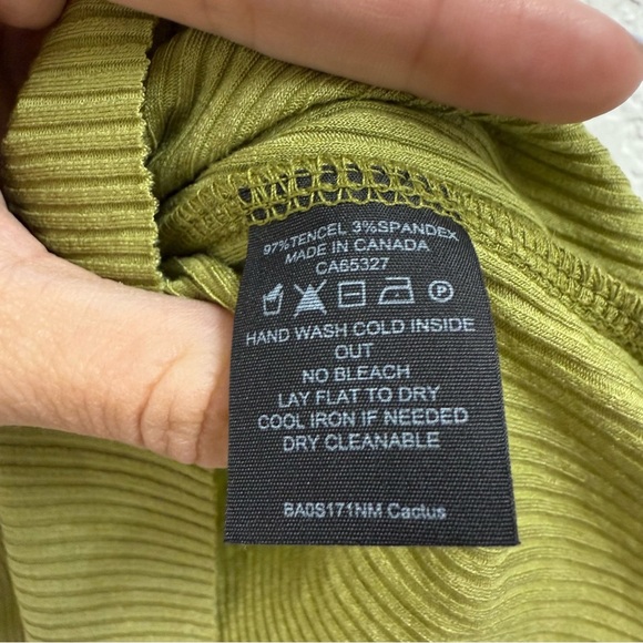 WSLY The Rivington Cropped Tank in Cactus Size Large - Picture 4 of 4